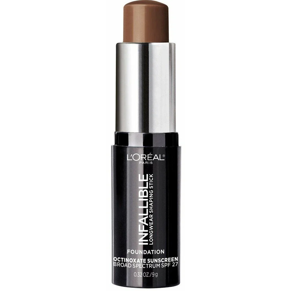 Lot of 2 L'Oreal Paris Infallible Longwear Foundation Shaping Stick 412 Espresso